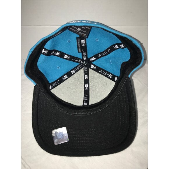Carolina Panthers Men Blue/Black 39Thirty Fitted New Era Cap - Picture 4 of 6